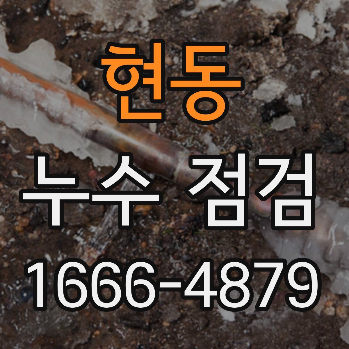 현동 누수 점검