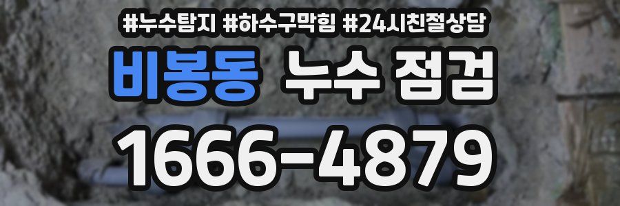 비봉동 누수 점검