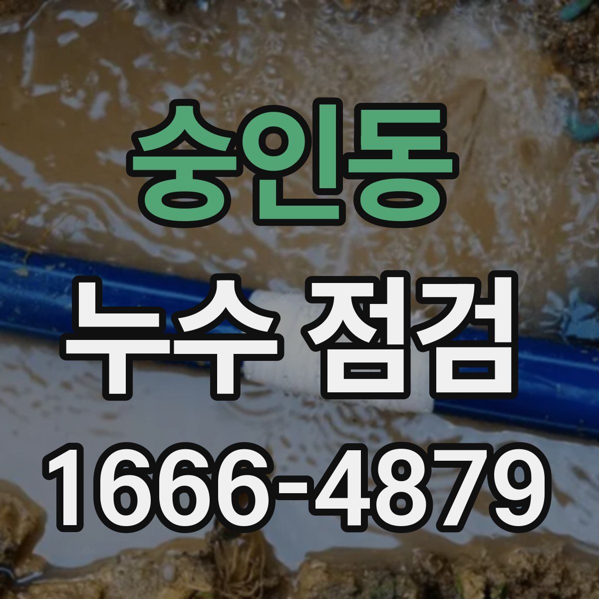 숭인동 누수 점검