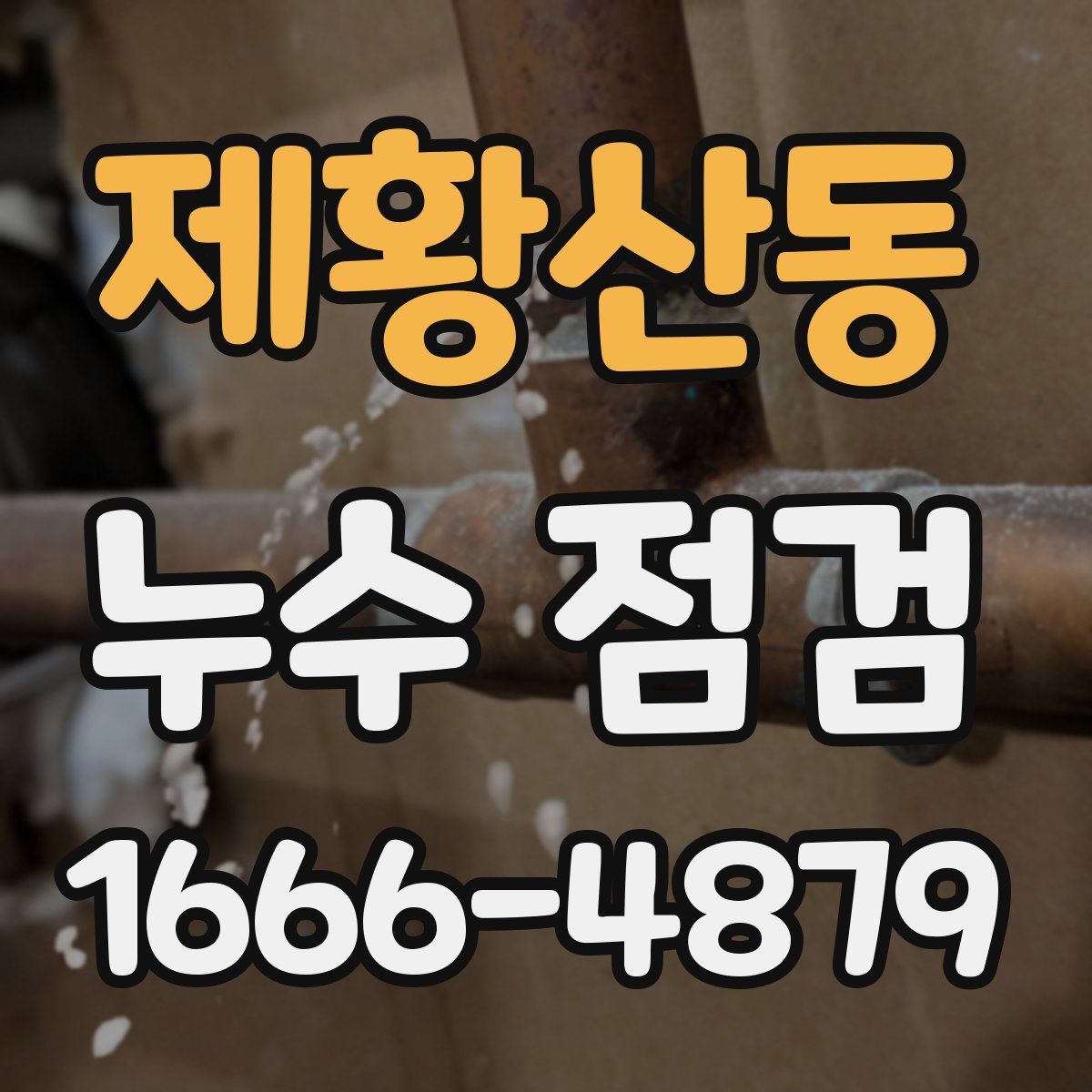 제황산동 누수 점검