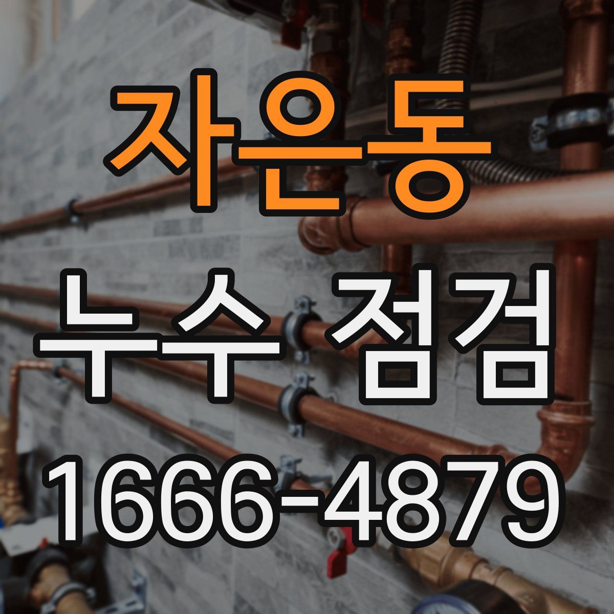 자은동 누수 점검