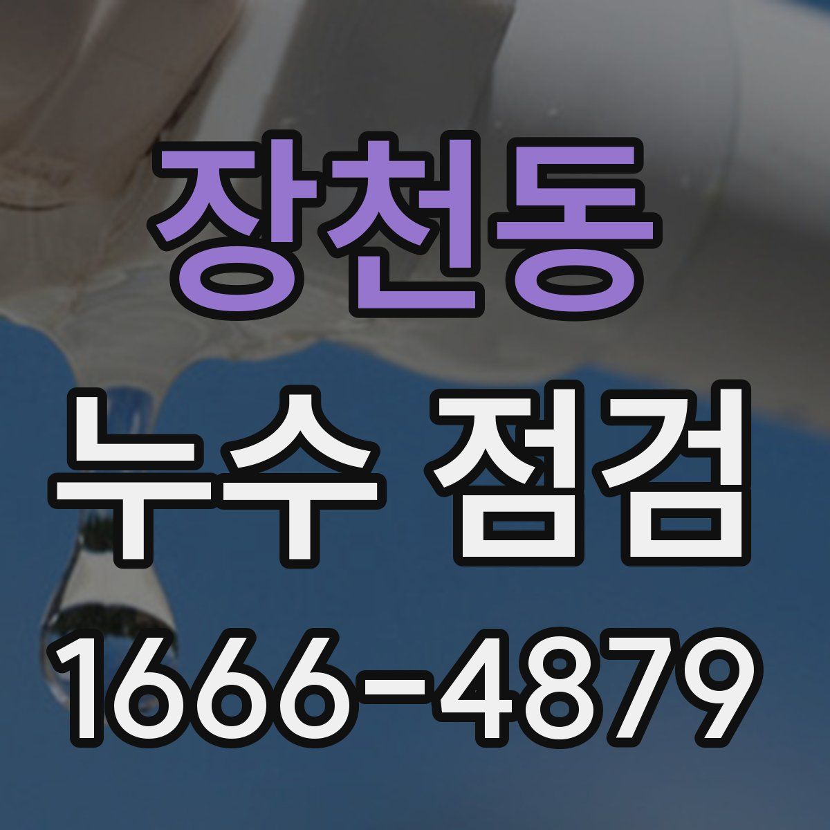 장천동 누수 점검