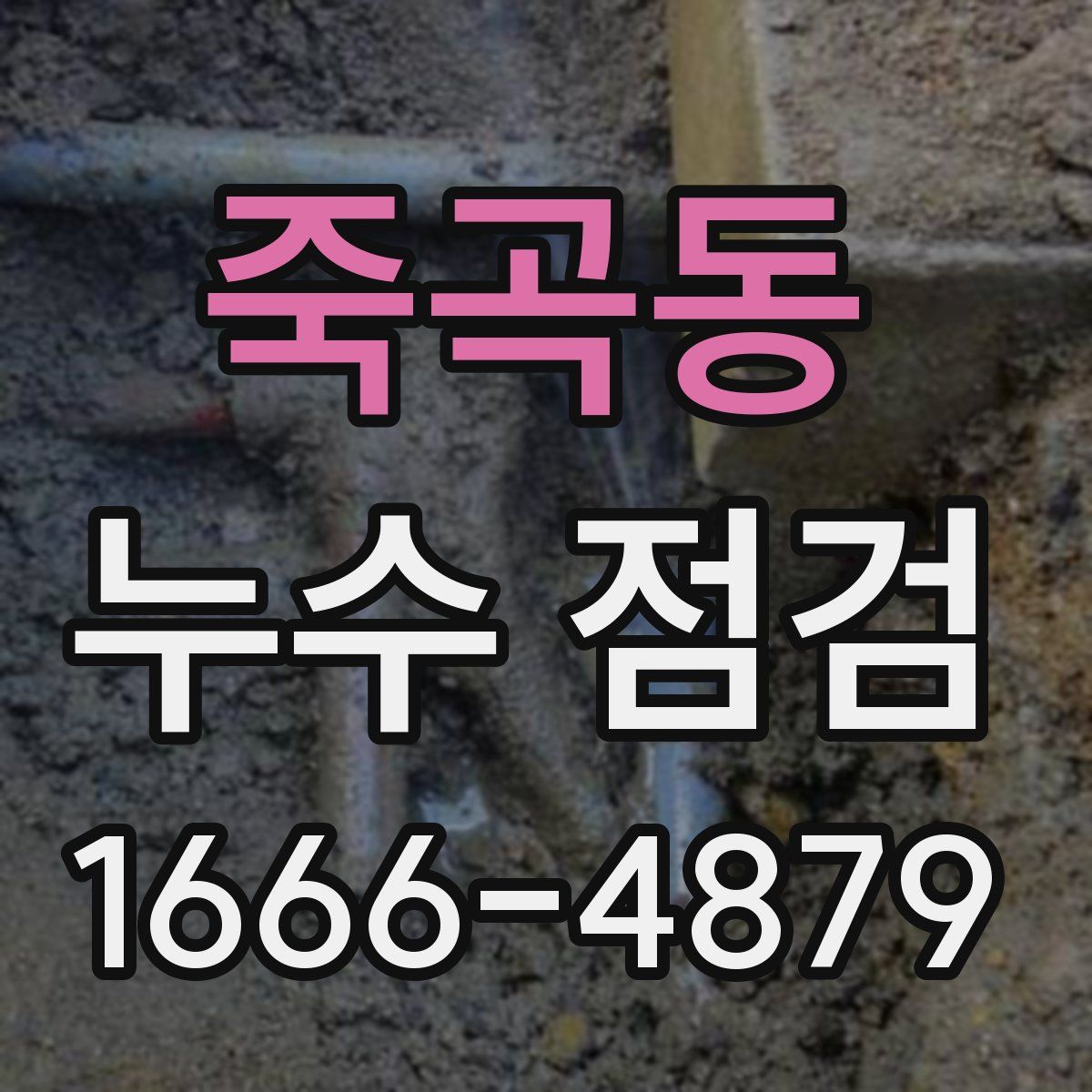 죽곡동 누수 점검