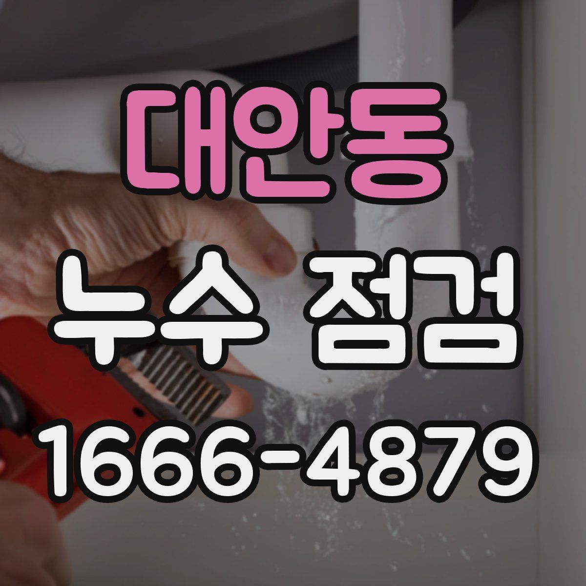 대안동 누수 점검