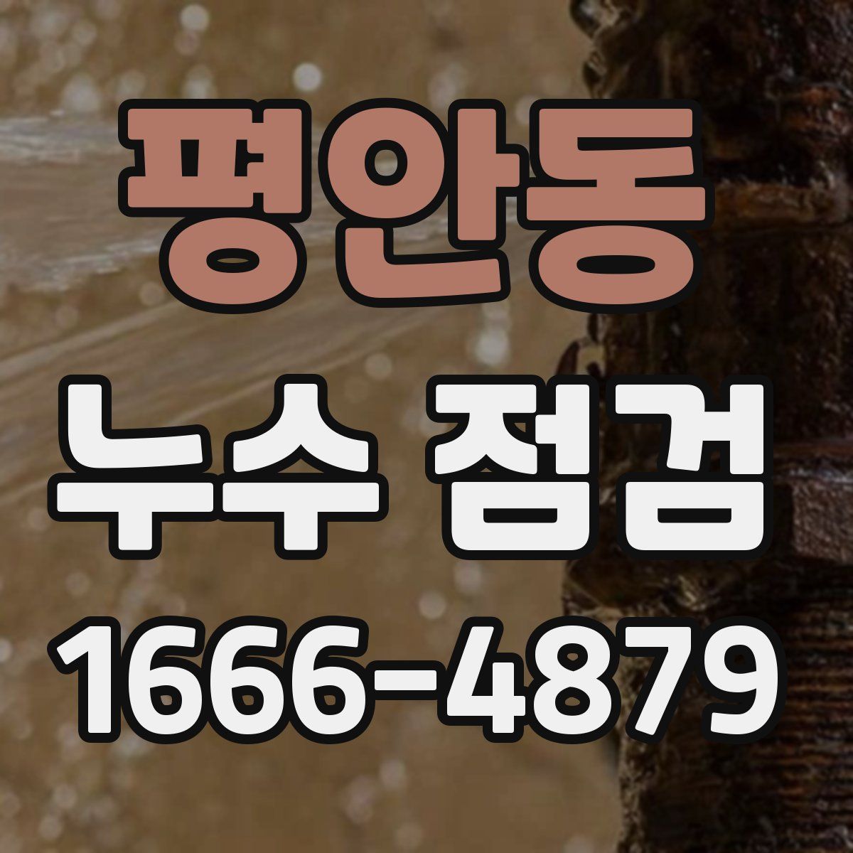 평안동 누수 점검