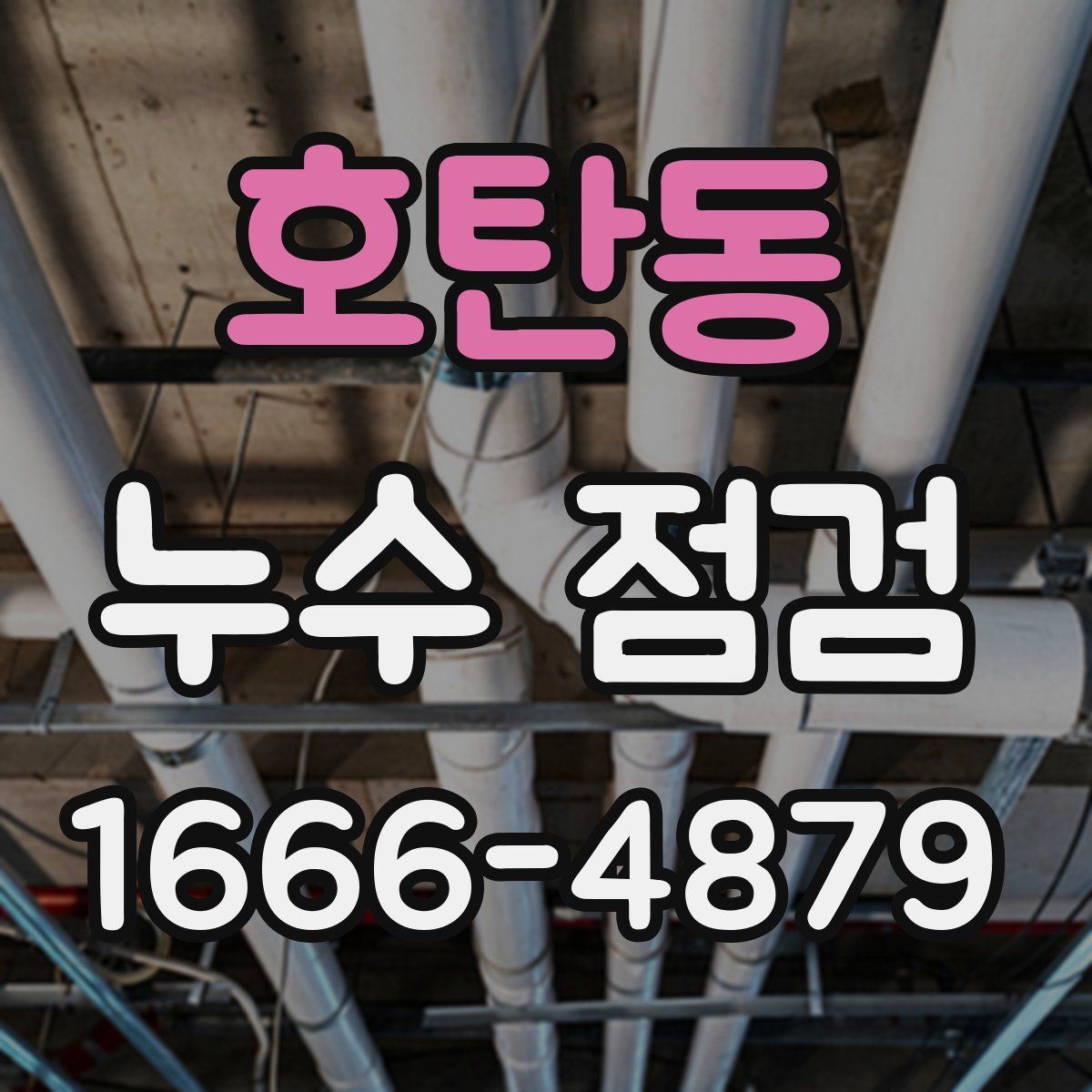 호탄동 누수 점검