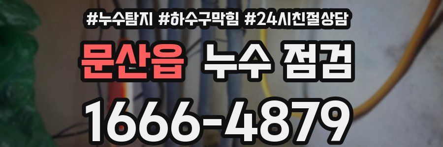 문산읍 누수 점검