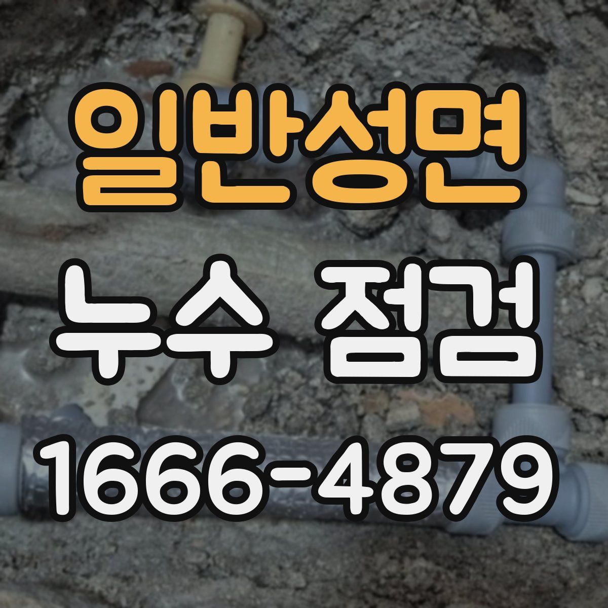 일반성면 누수 점검