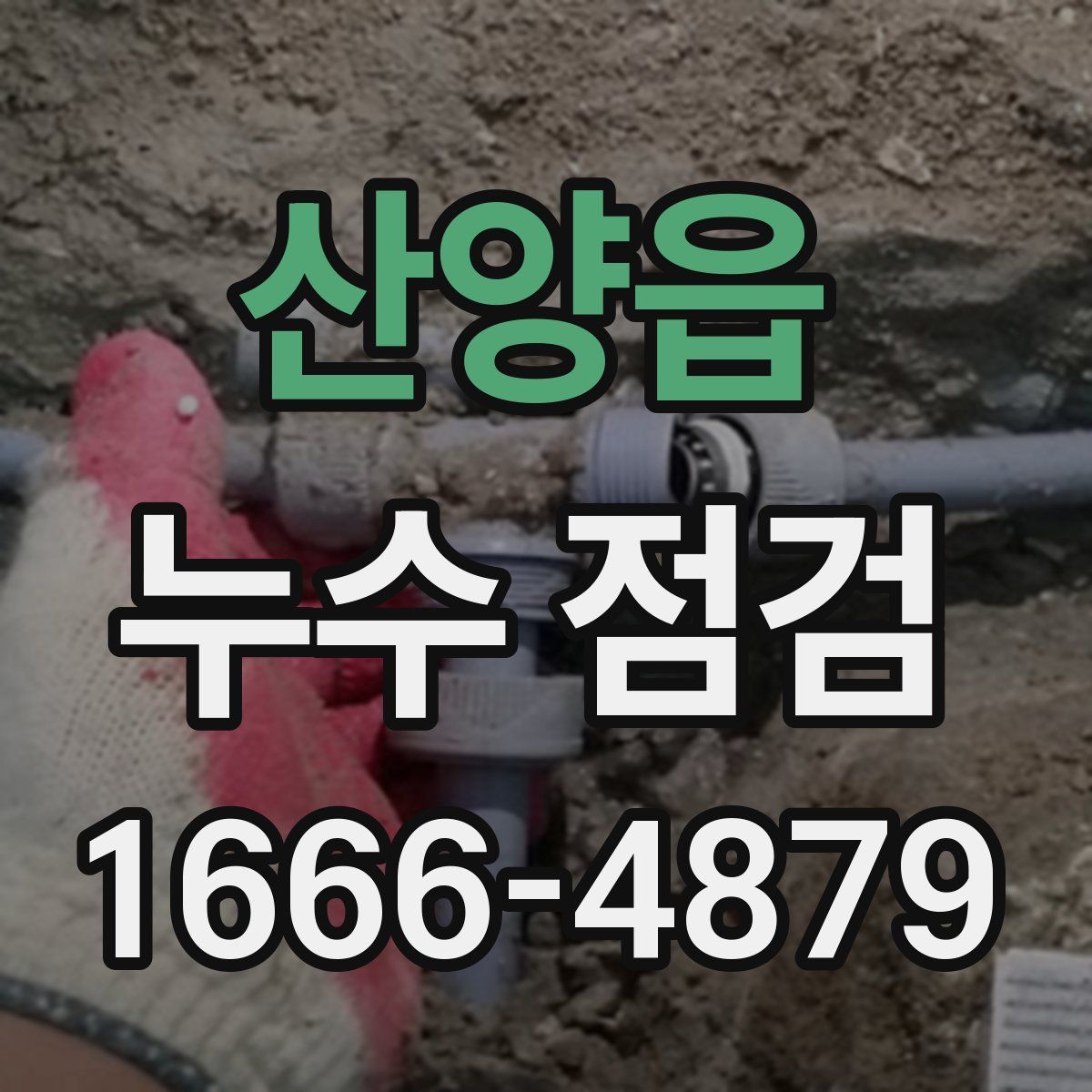 산양읍 누수 점검