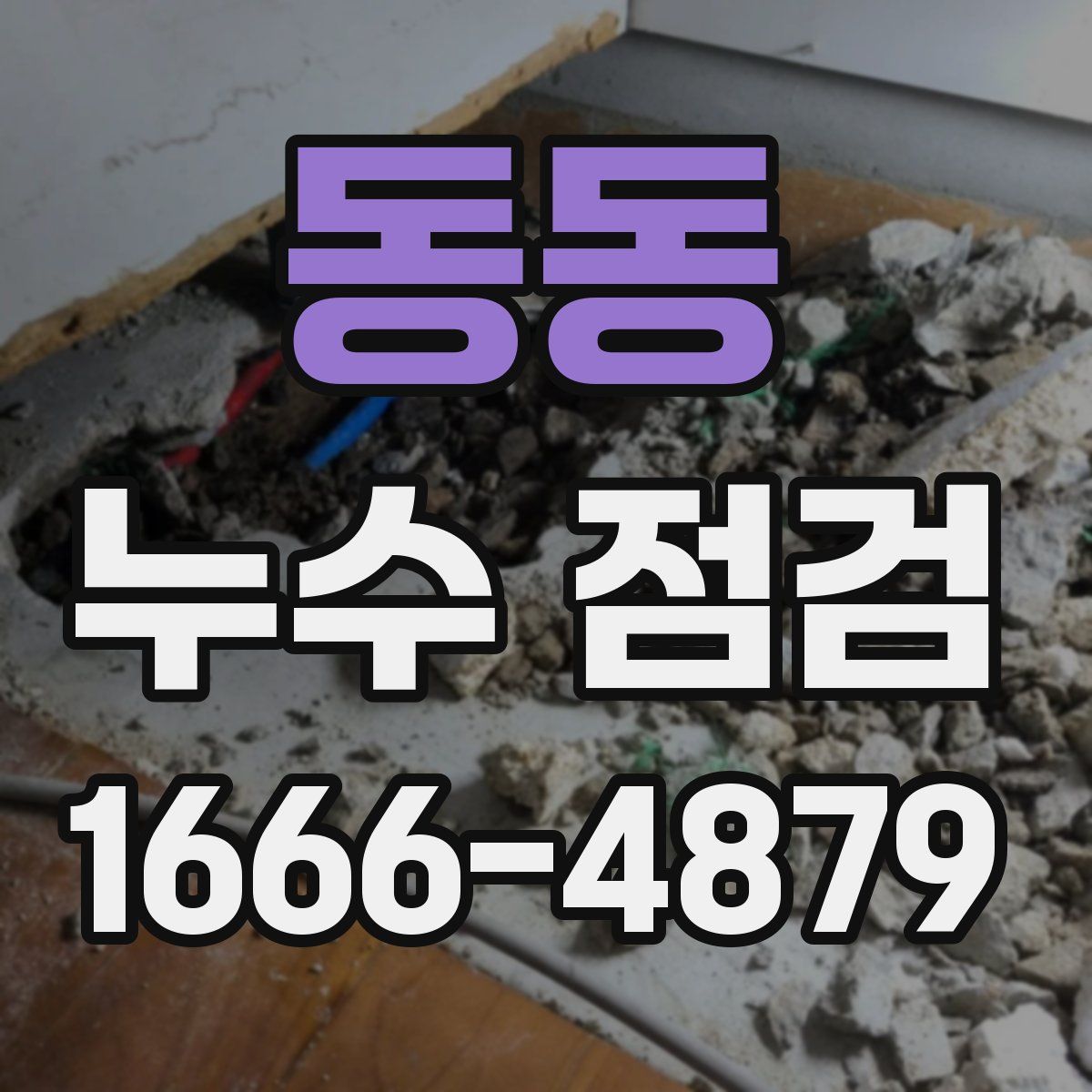 동동 누수 점검