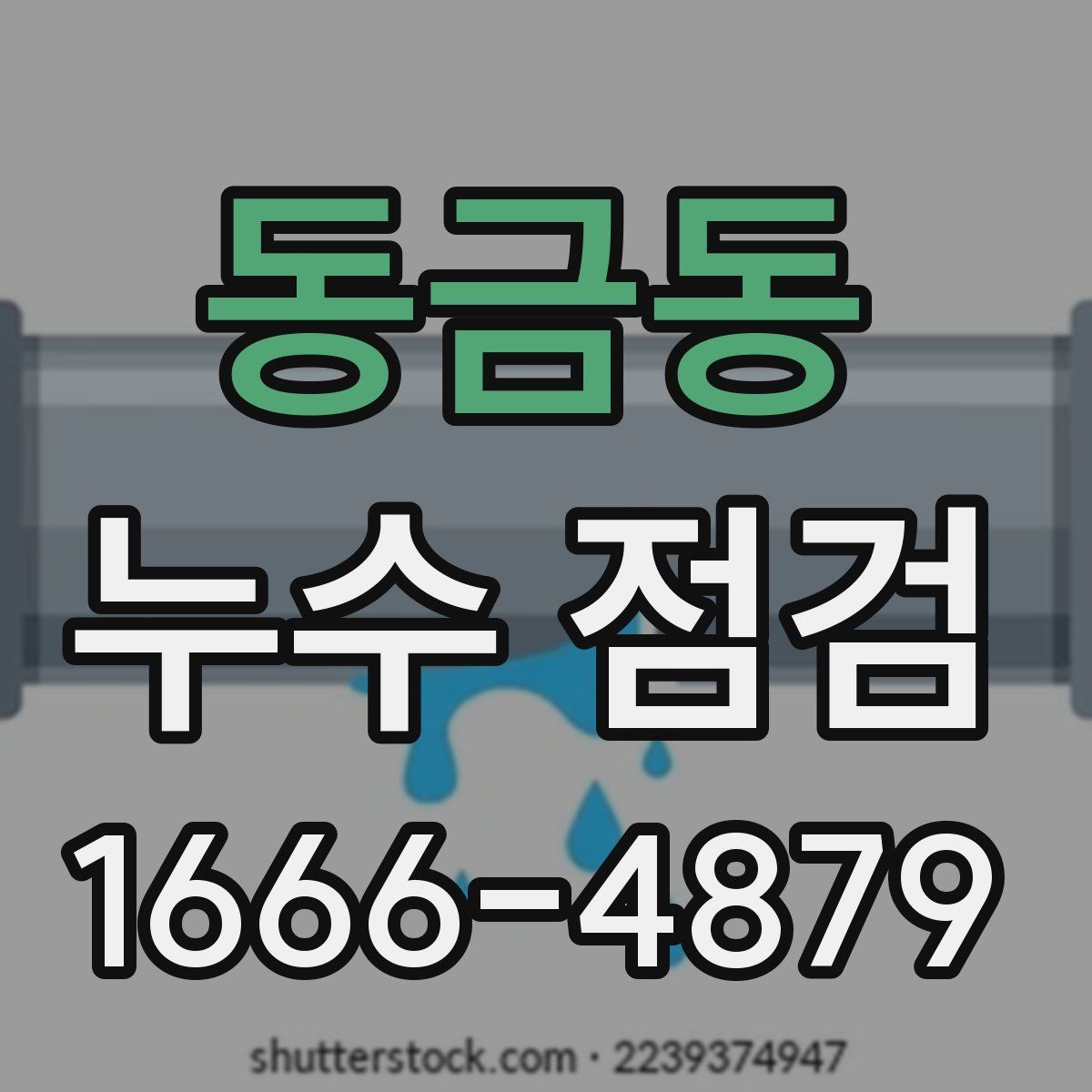 동금동 누수 점검