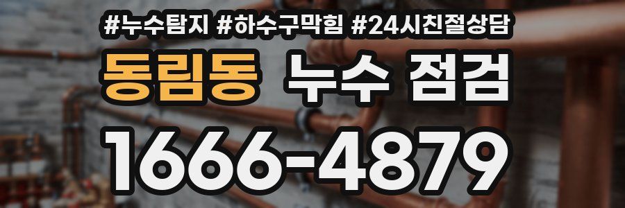 동림동 누수 점검