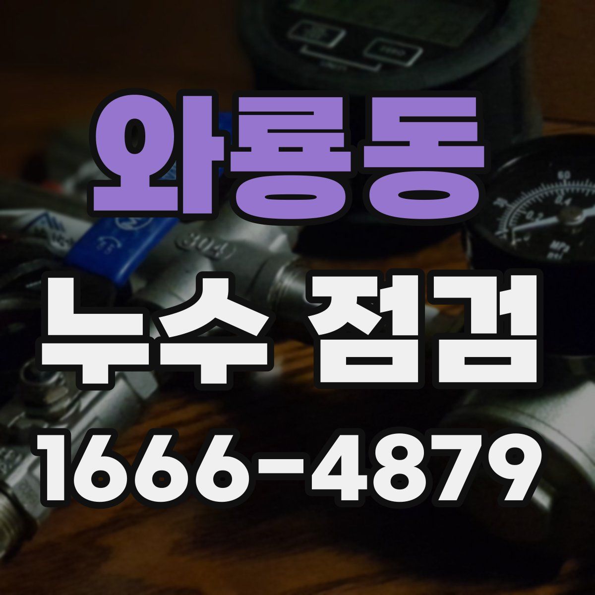 와룡동 누수 점검