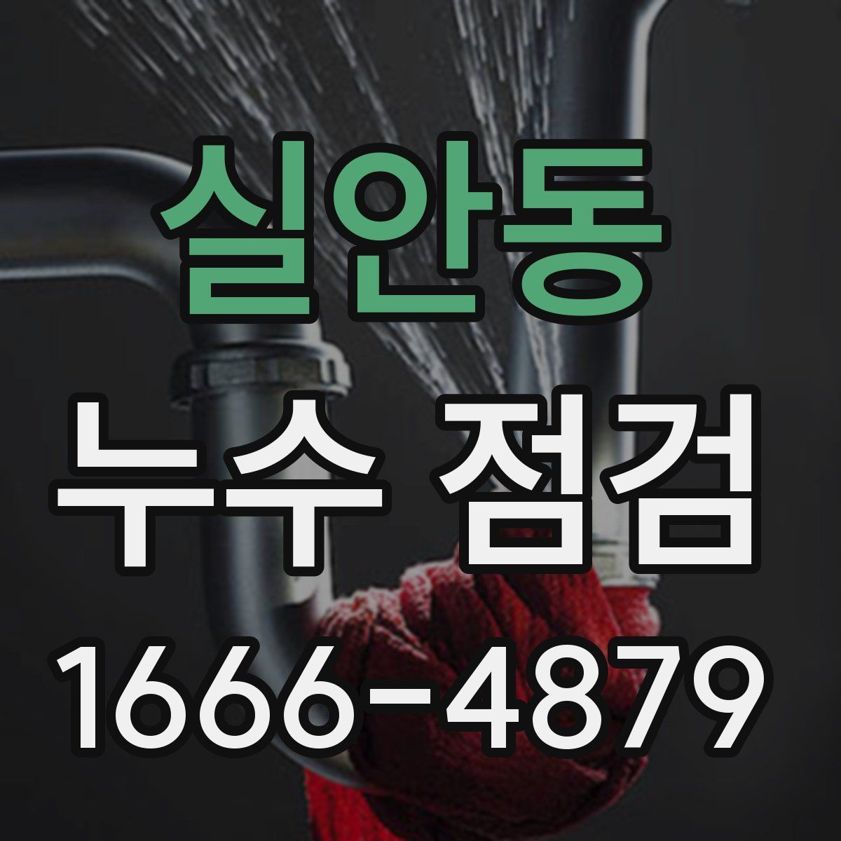 실안동 누수 점검