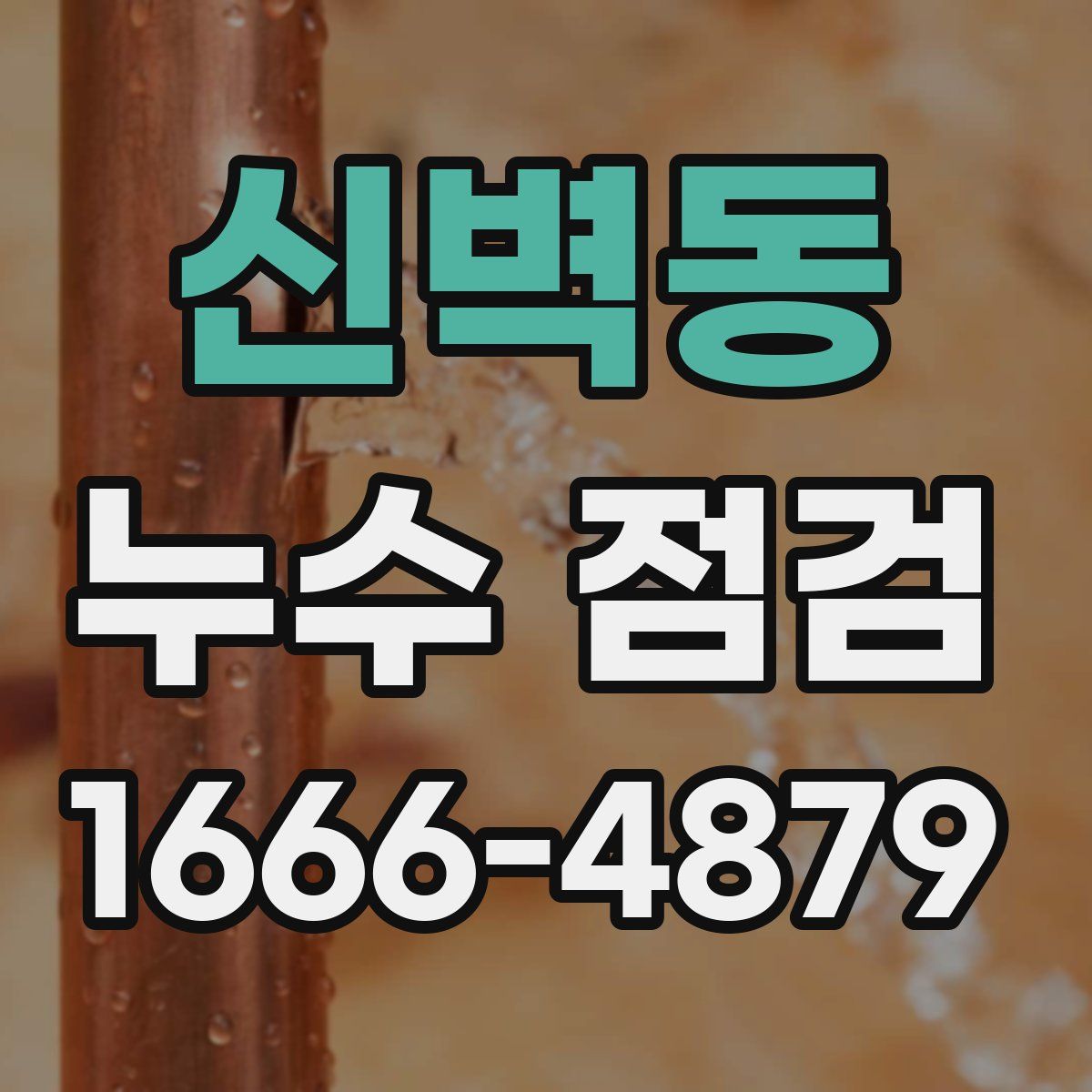 신벽동 누수 점검