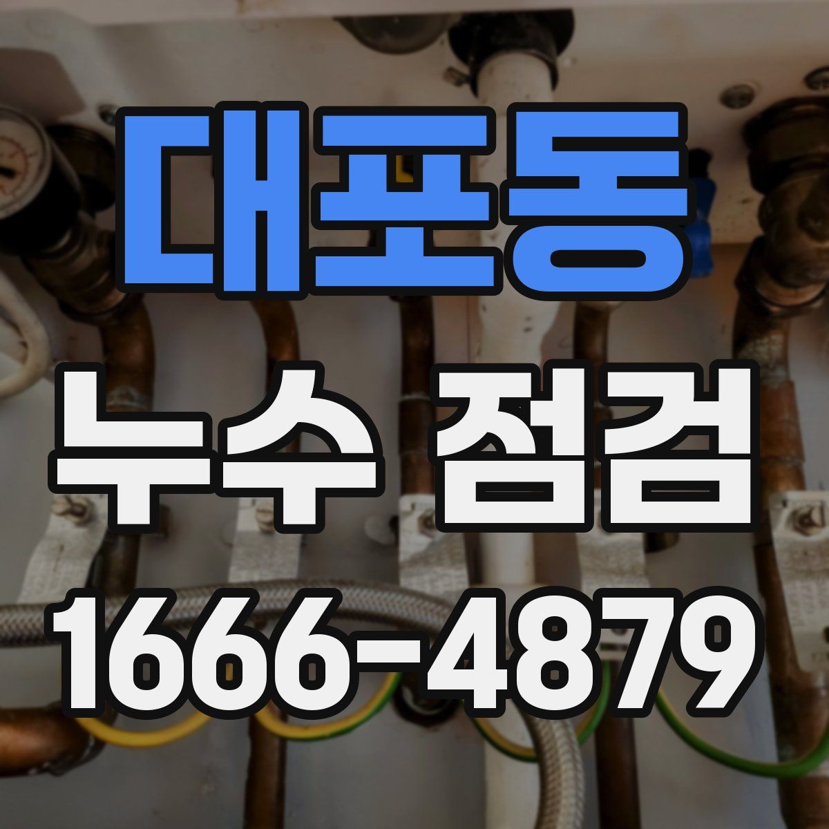 대포동 누수 점검