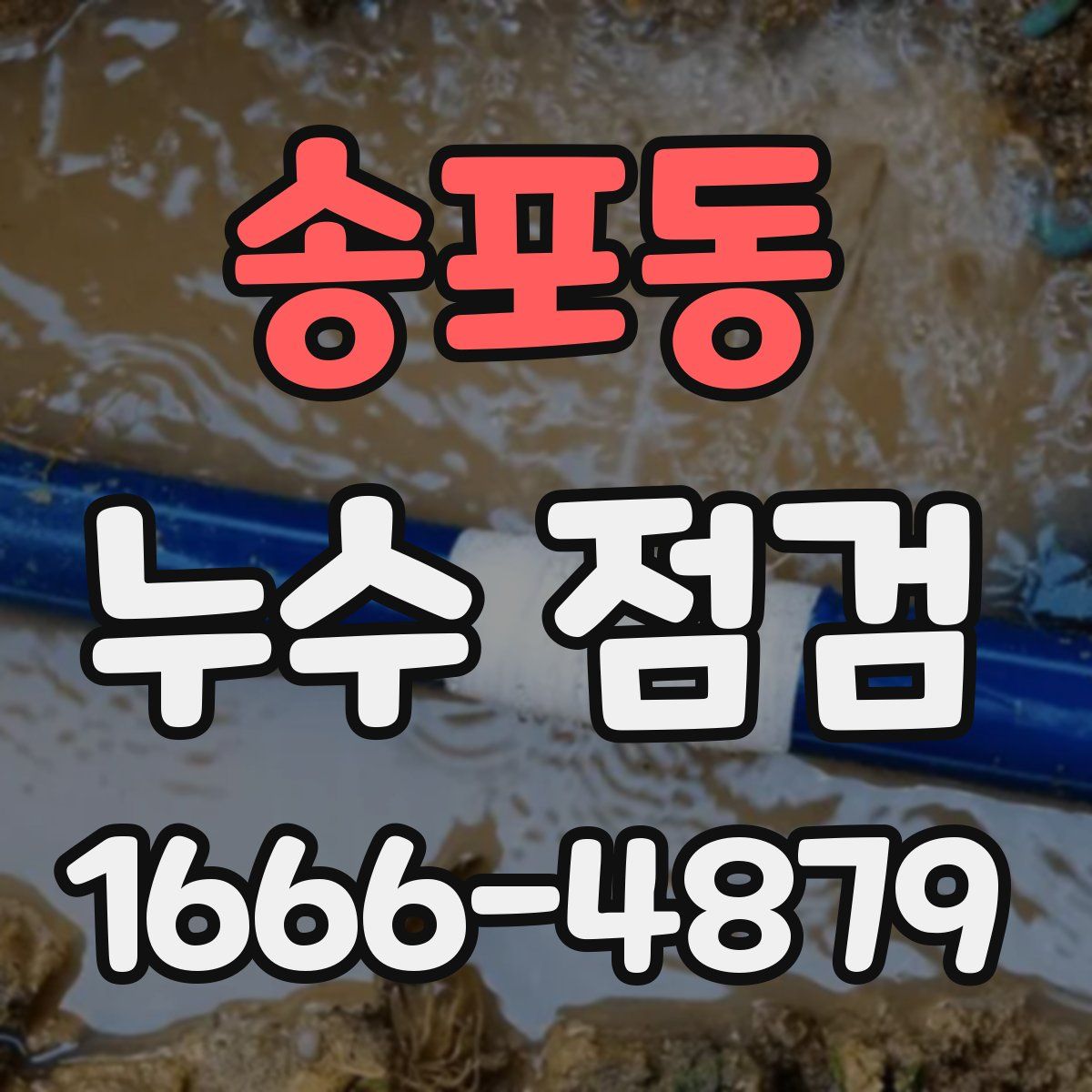 송포동 누수 점검