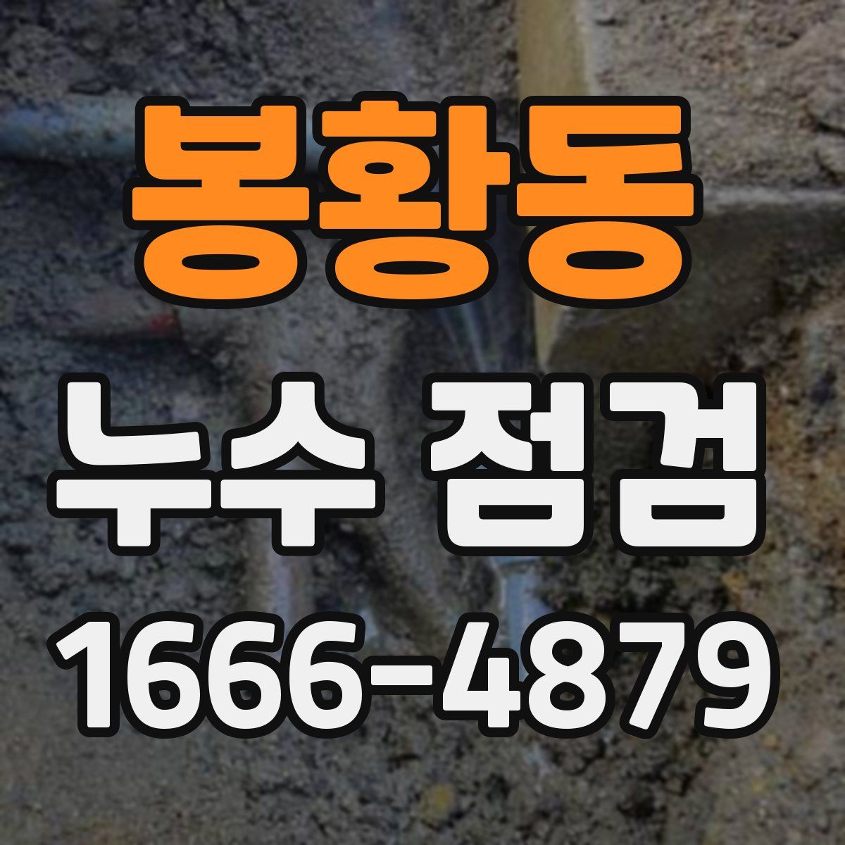 봉황동 누수 점검