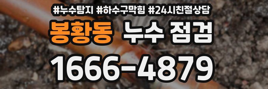 봉황동 누수 점검