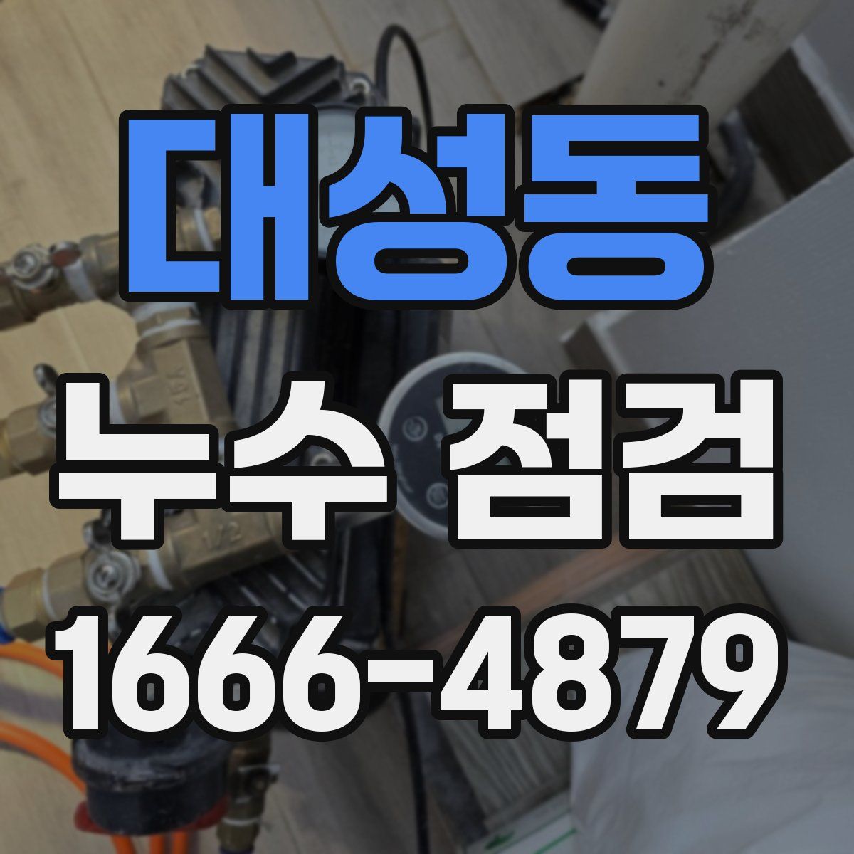 대성동 누수 점검