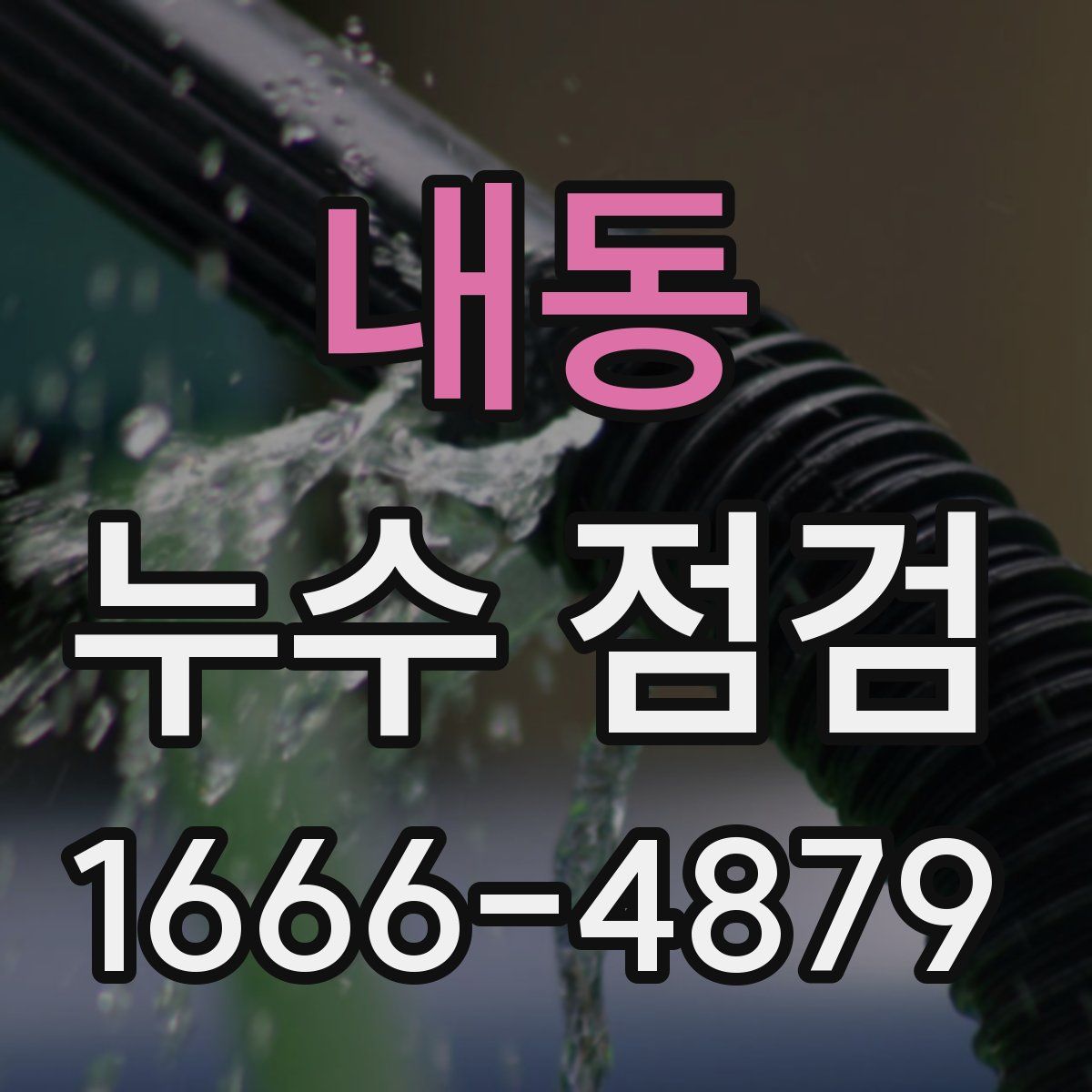 내동 누수 점검