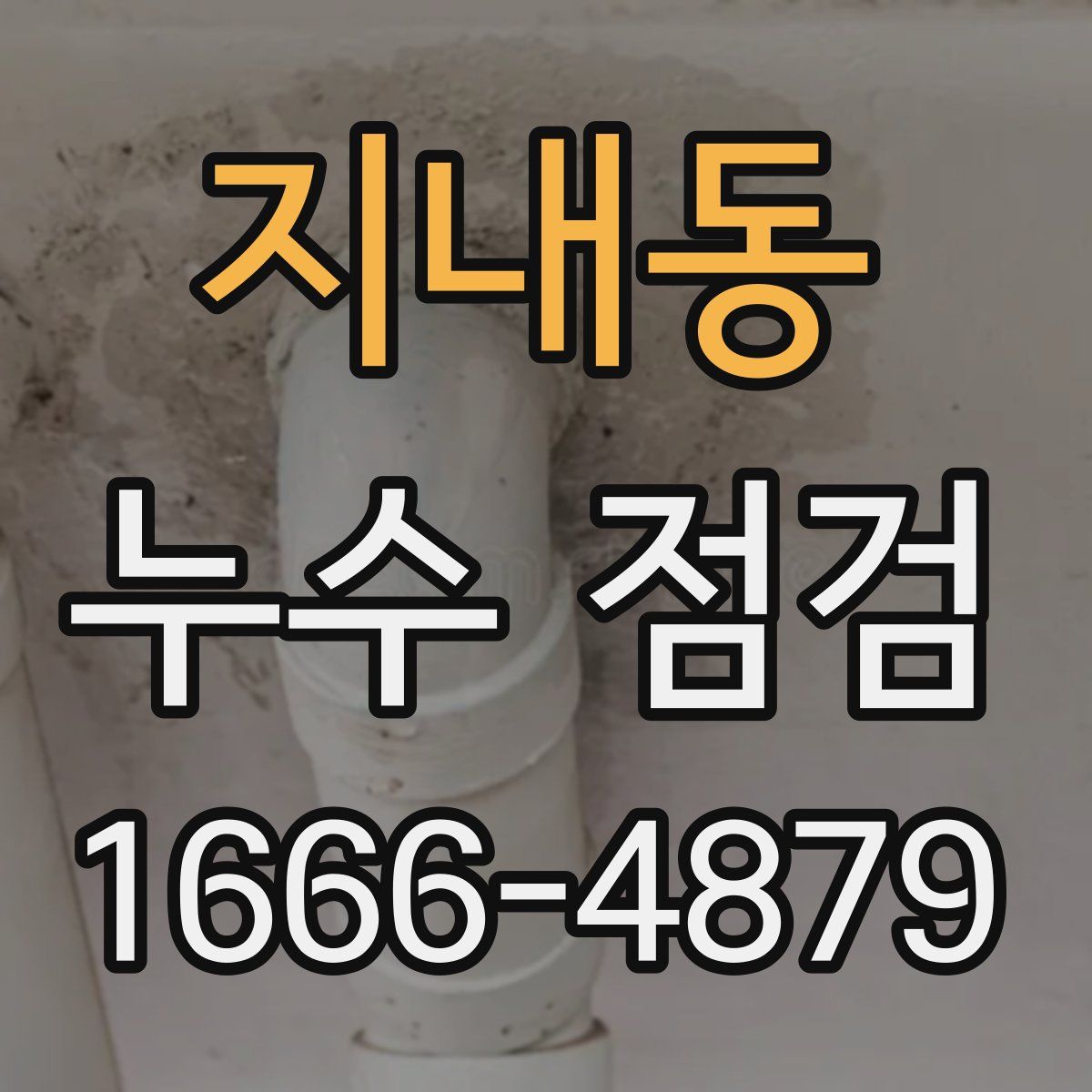 지내동 누수 점검