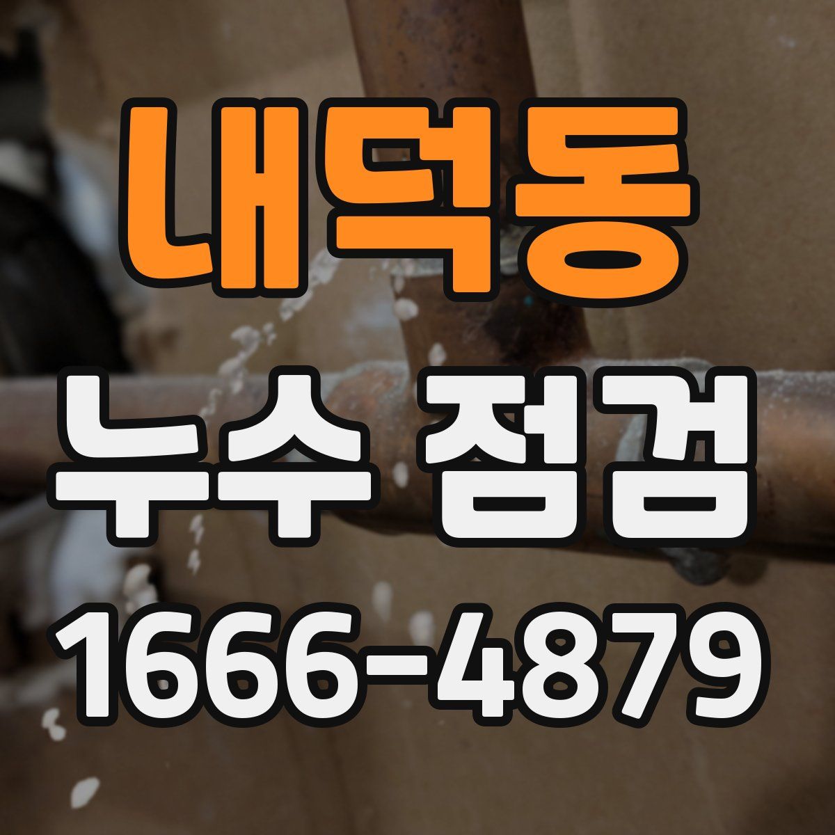내덕동 누수 점검