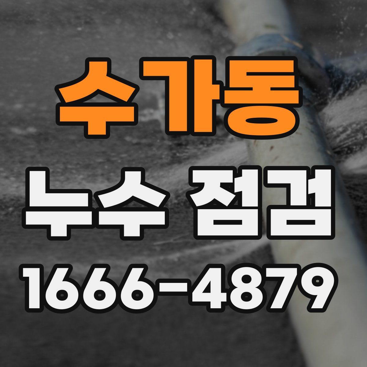 수가동 누수 점검