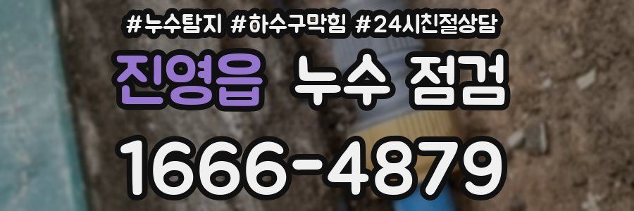진영읍 누수 점검