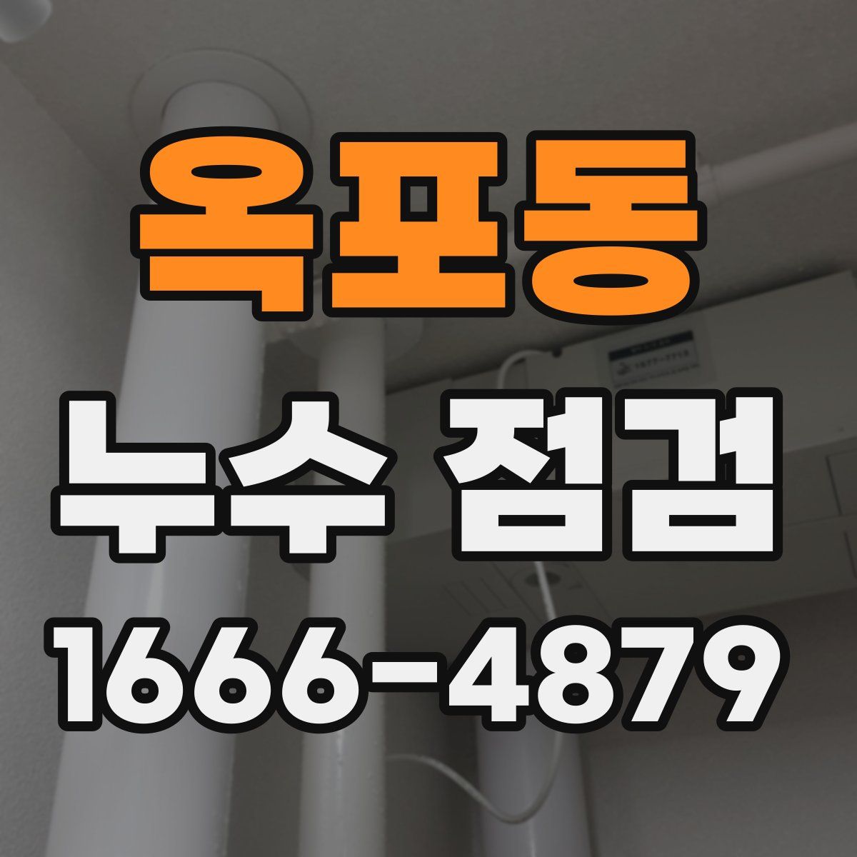 옥포동 누수 점검