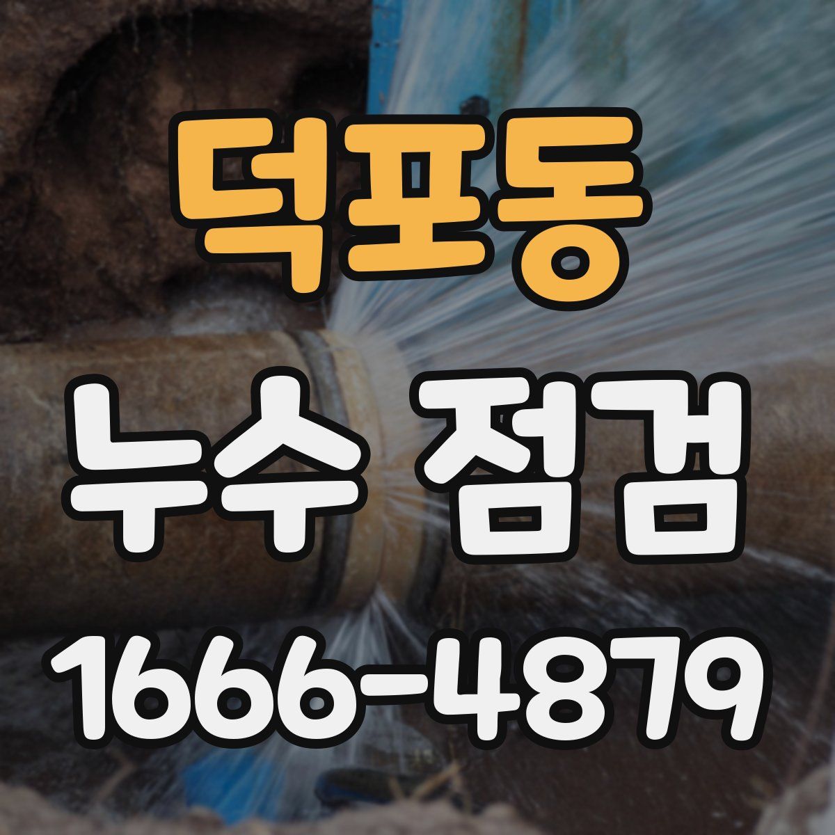 덕포동 누수 점검