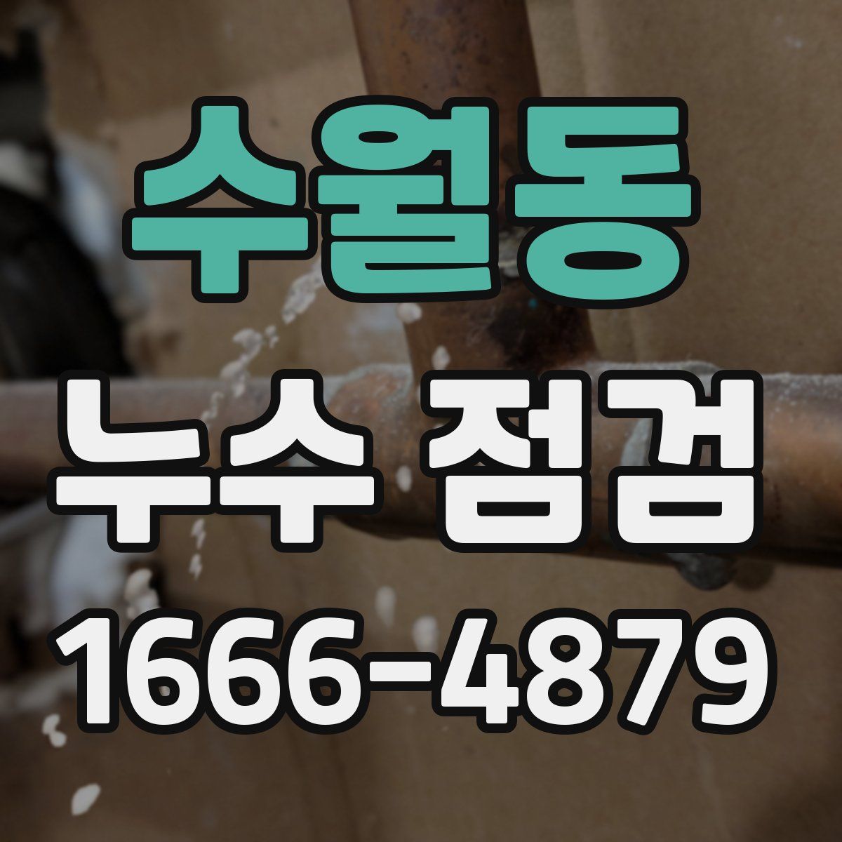 수월동 누수 점검