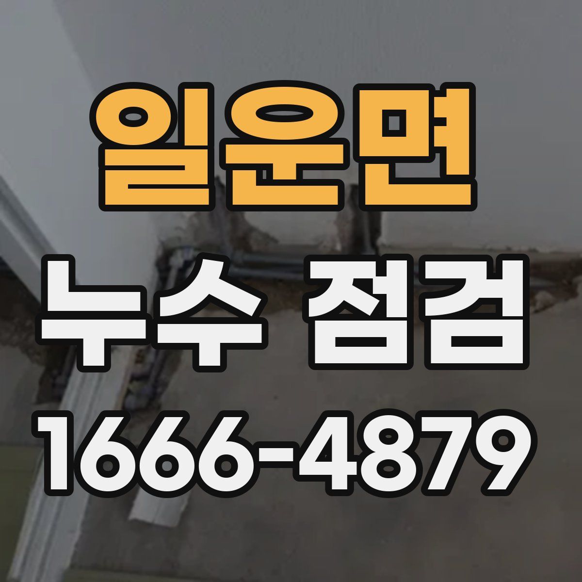 일운면 누수 점검