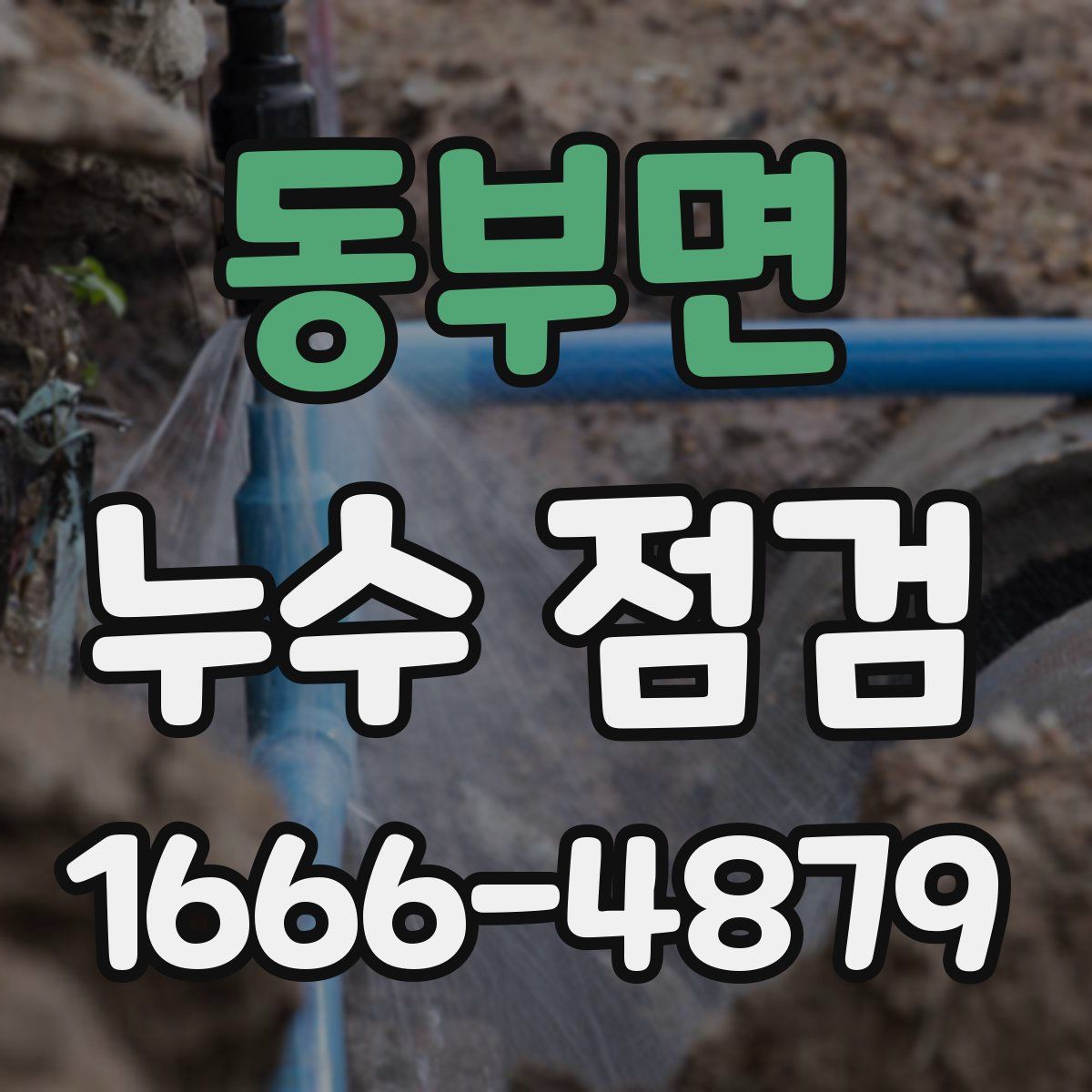 동부면 누수 점검