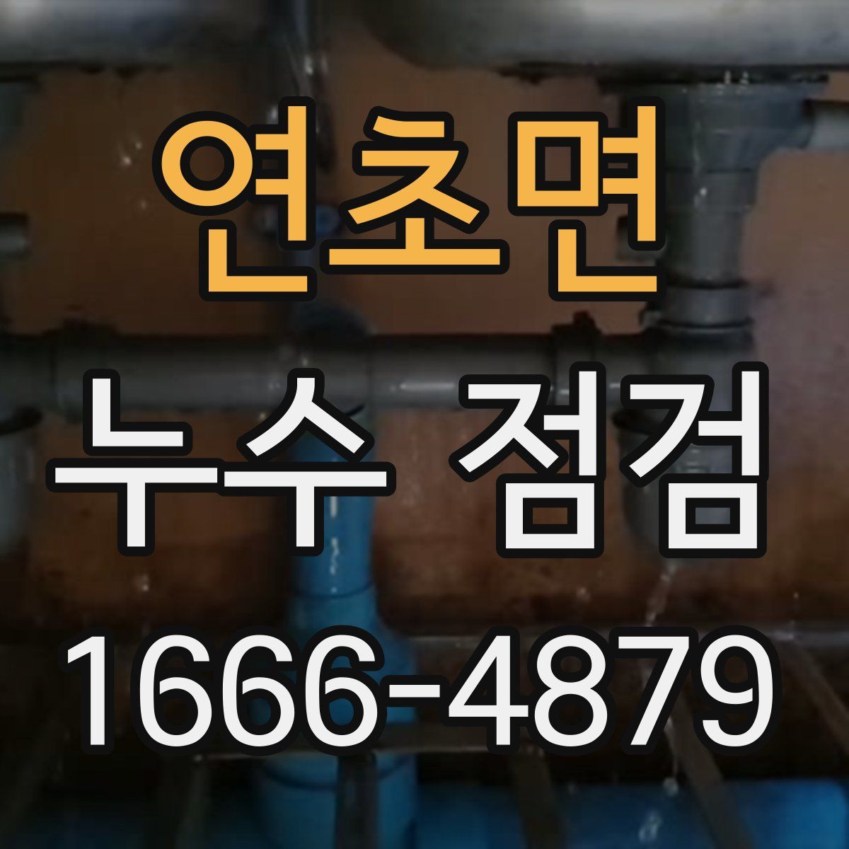 연초면 누수 점검