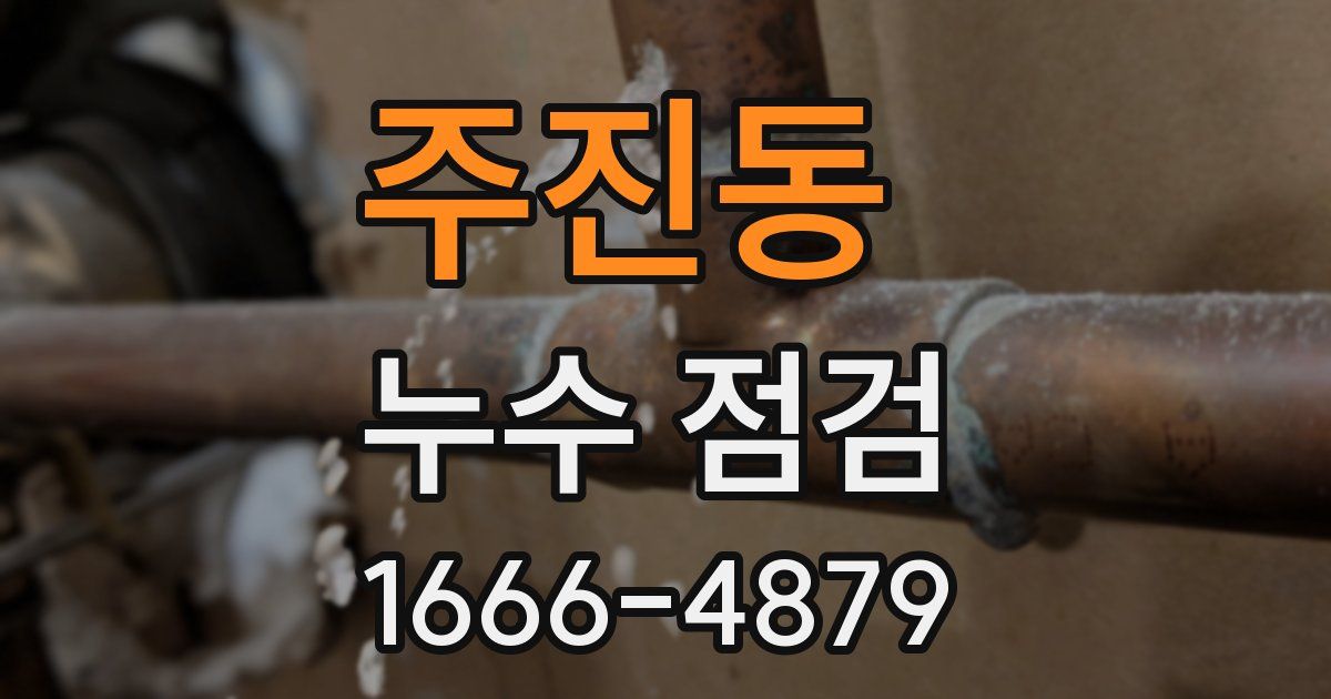 주진동 누수 점검