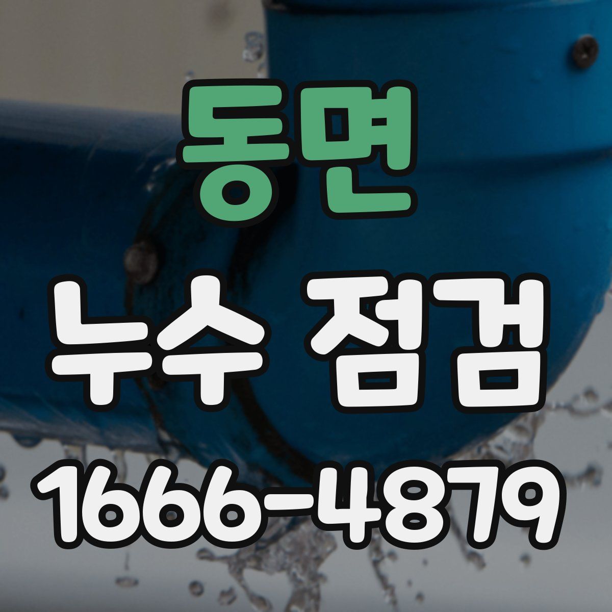 동면 누수 점검