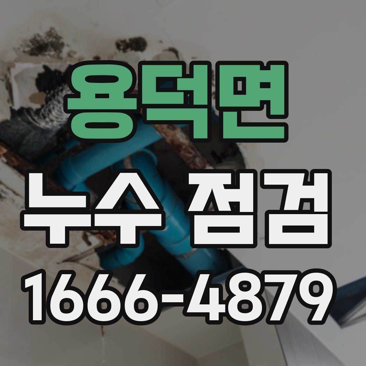 용덕면 누수 점검