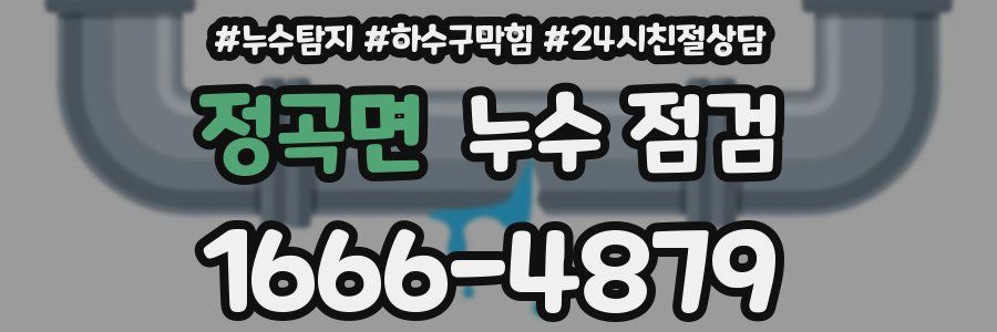 정곡면 누수 점검
