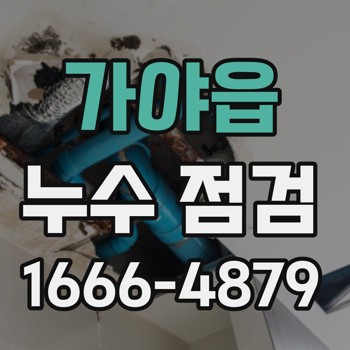 가야읍 누수 점검