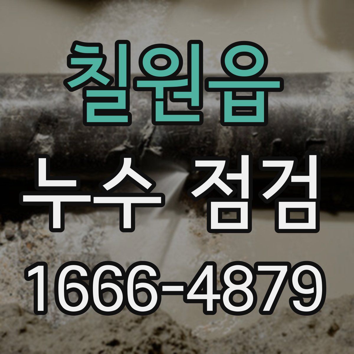 칠원읍 누수 점검