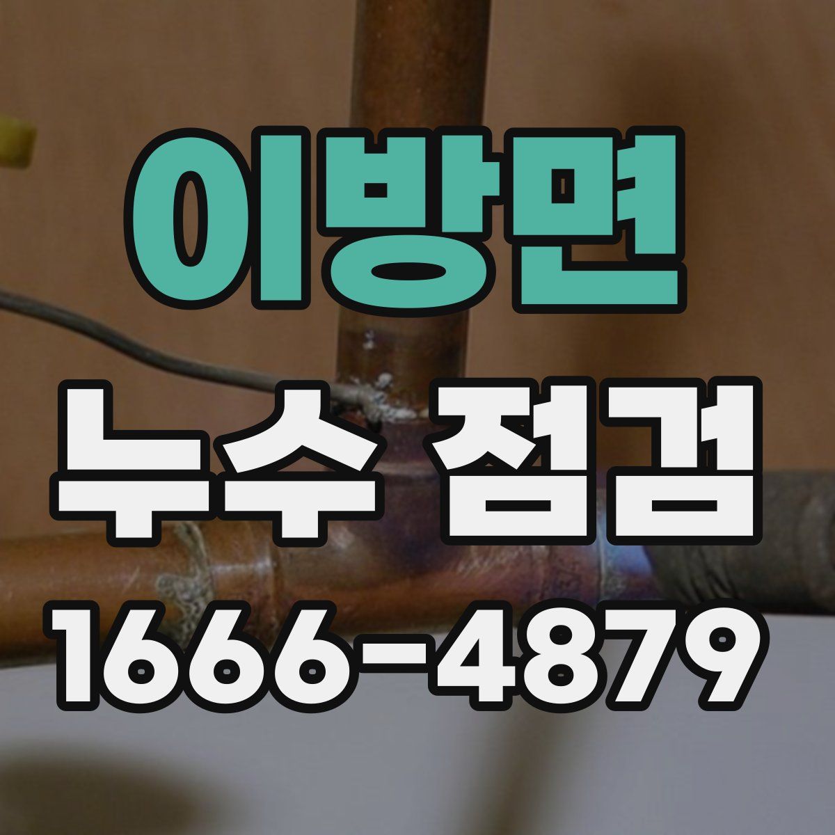 이방면 누수 점검
