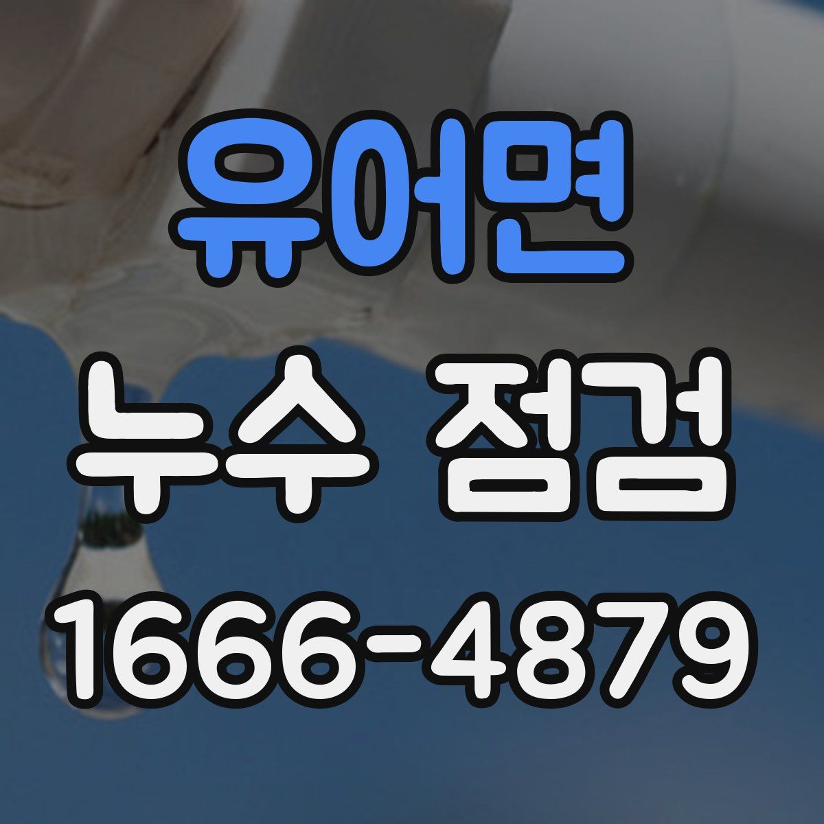 유어면 누수 점검