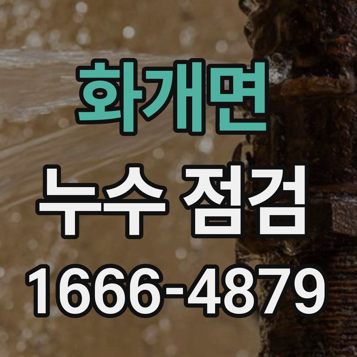 화개면 누수 점검