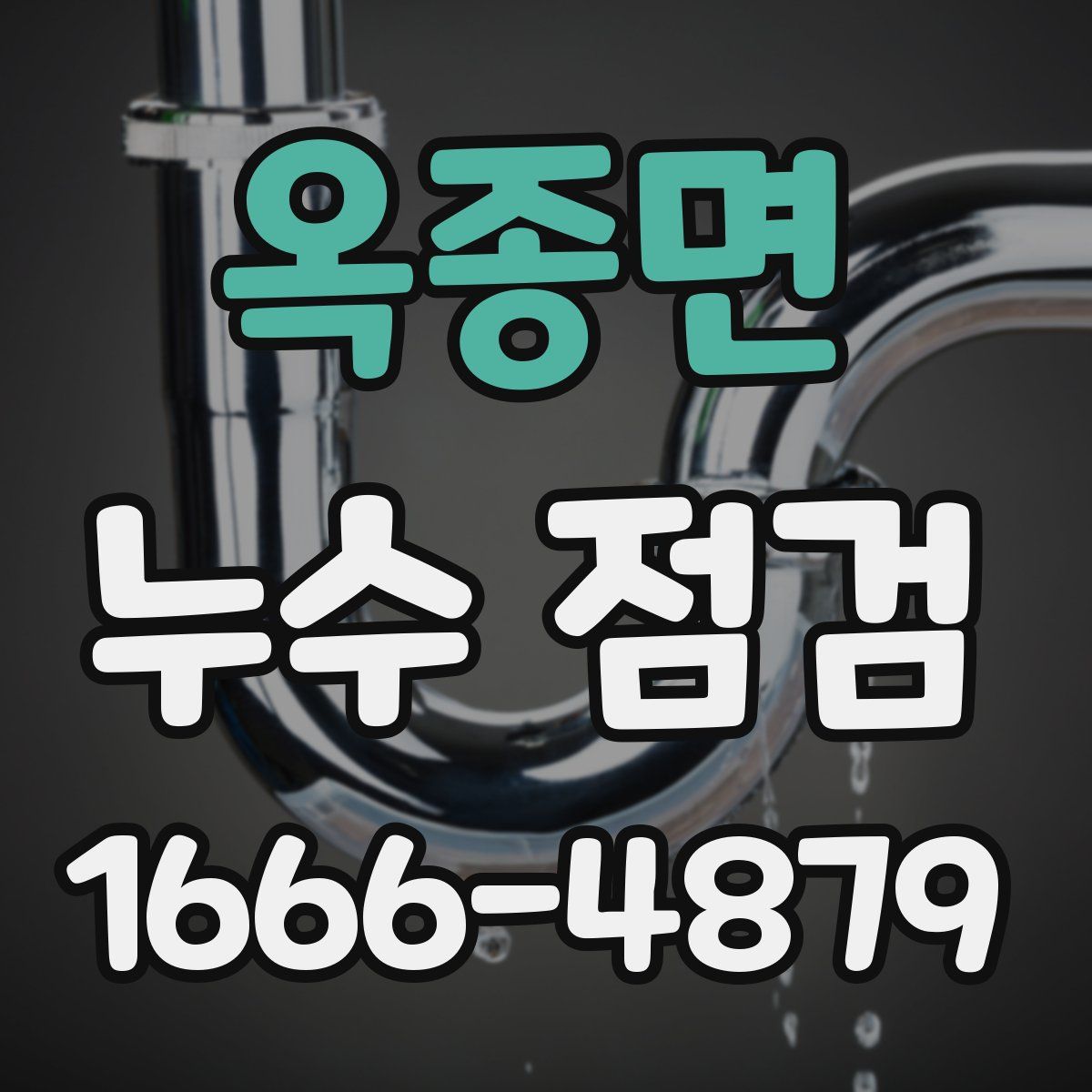 옥종면 누수 점검