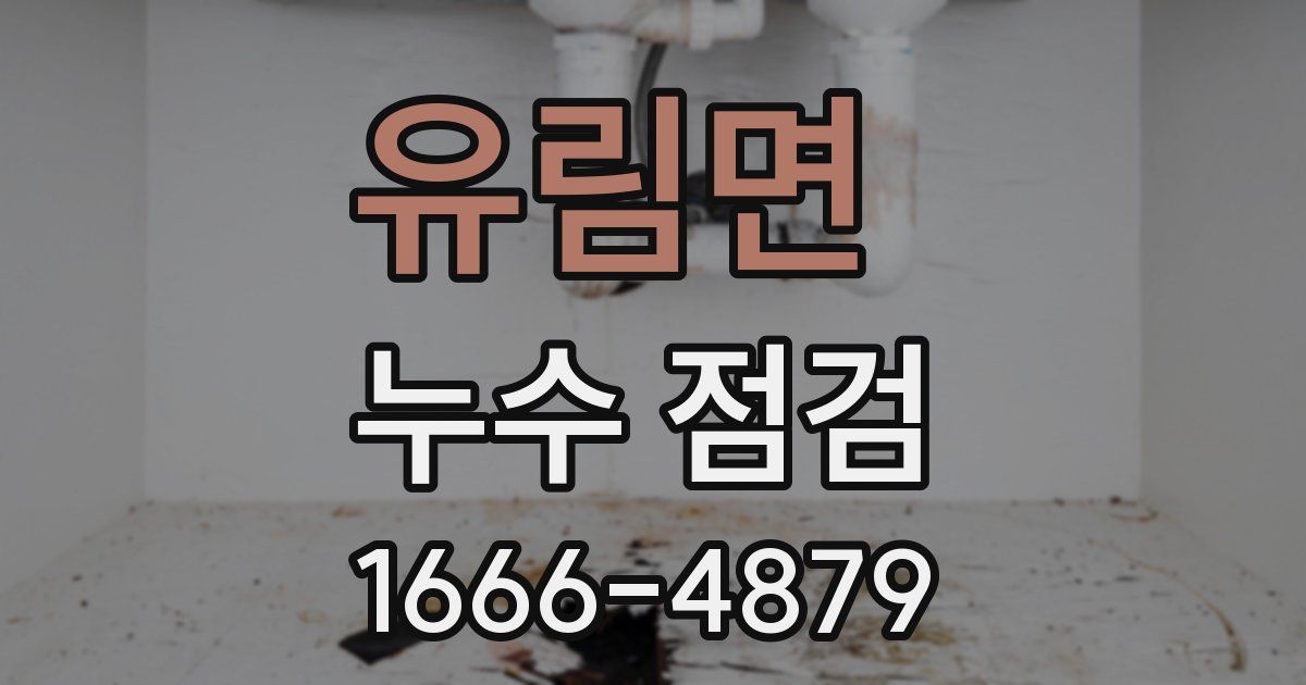 유림면 누수 점검