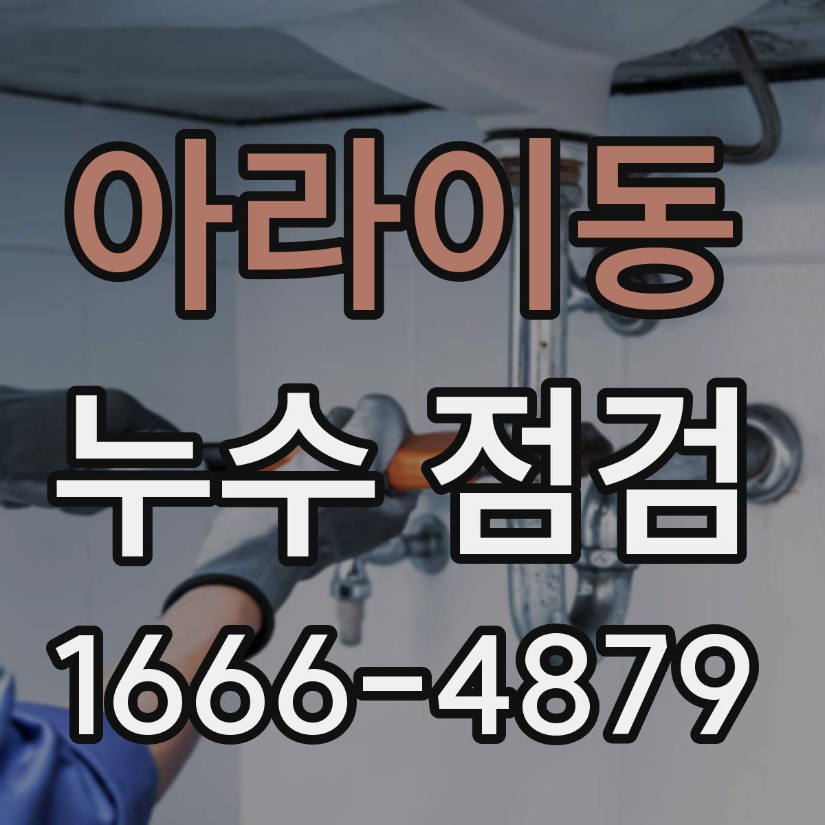 아라이동 누수 점검