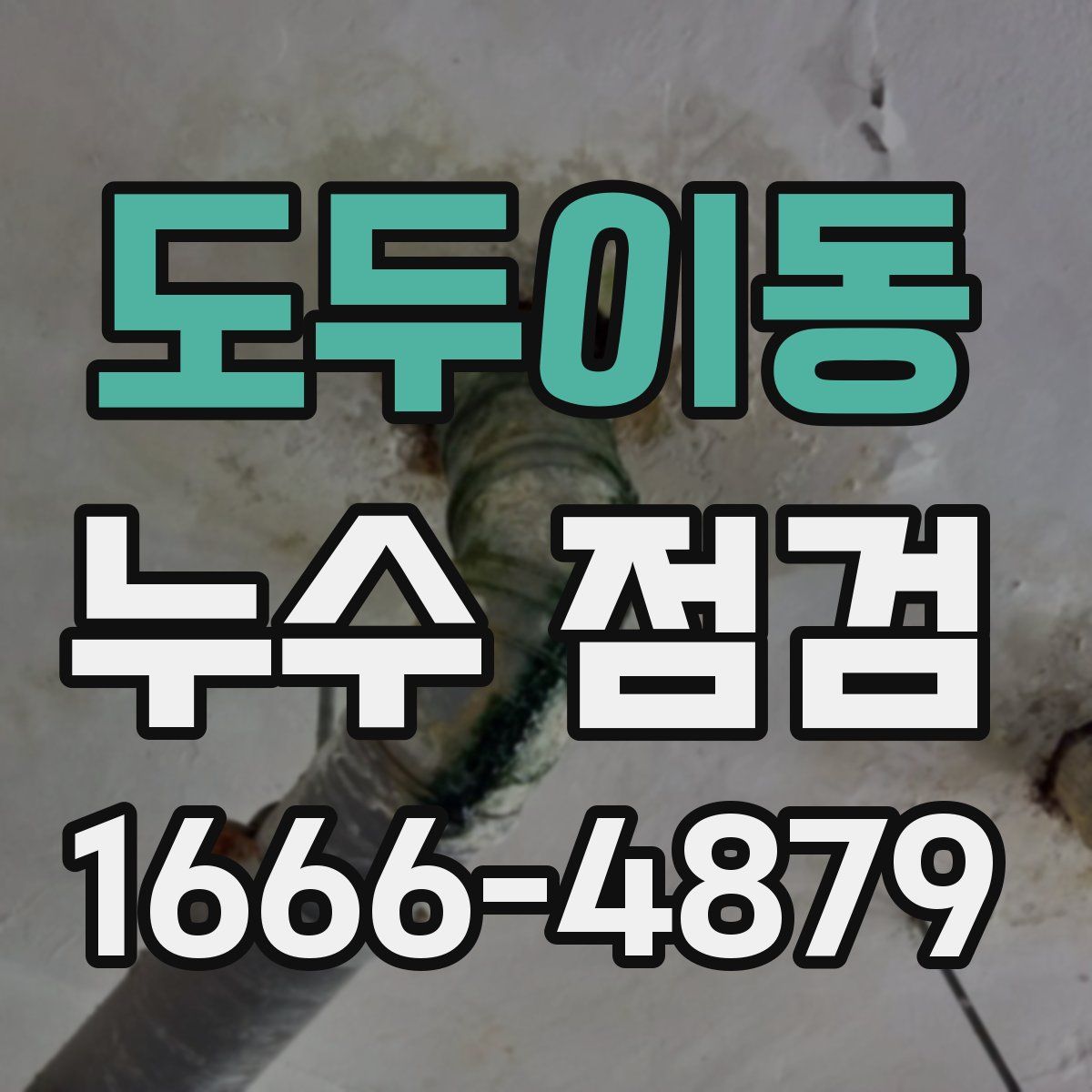 도두이동 누수 점검