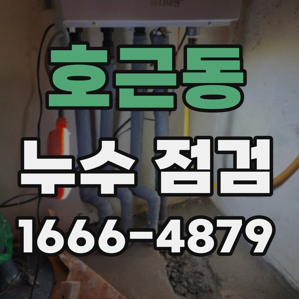 호근동 누수 점검