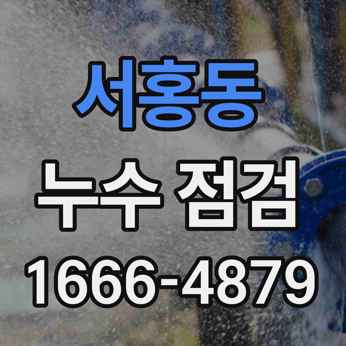 서홍동 누수 점검
